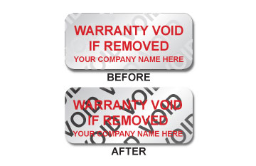 Warranty Labels